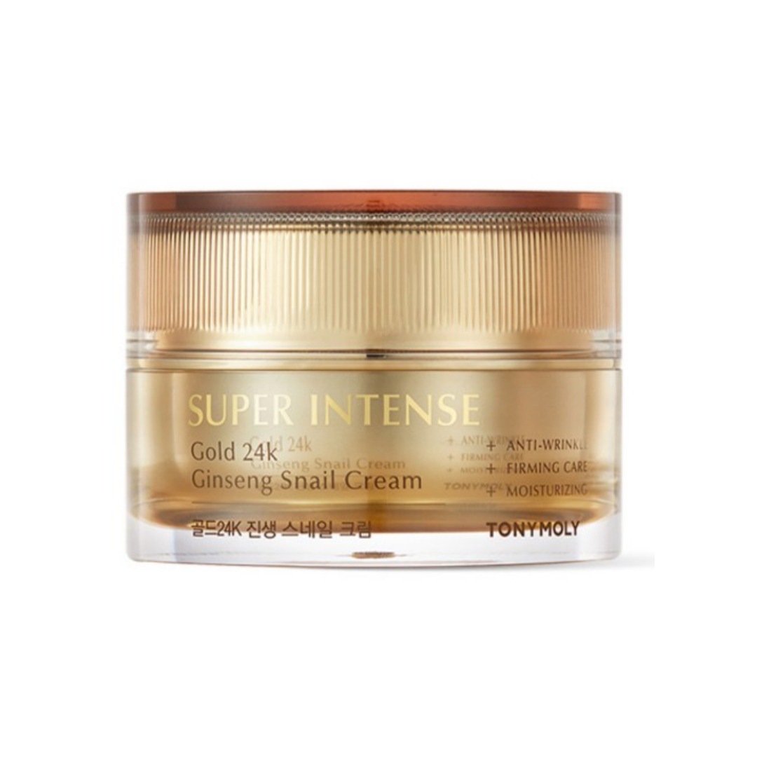 Super Intense Gold 24K Ginseng Snail Cream 50ml 人参エキス配合 保湿