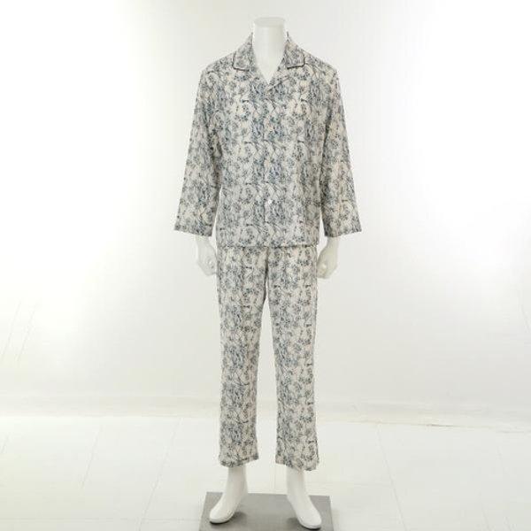 WPA2503M ポリスパン花柄男性パジャマ