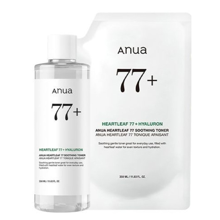 ドクダミ77 スージングトナー 350ml + 350mlリフィルパック/韓国コスメ/おすすめ/ショット/美容液/クレンザー/パッド/モイスチャー/マスク/ビタミンC/アゼラ酸