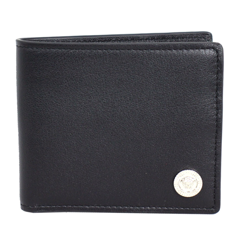 二つ折り札入れ メドゥーサ レザー ブラック DPU2463 1A03190 1B00P