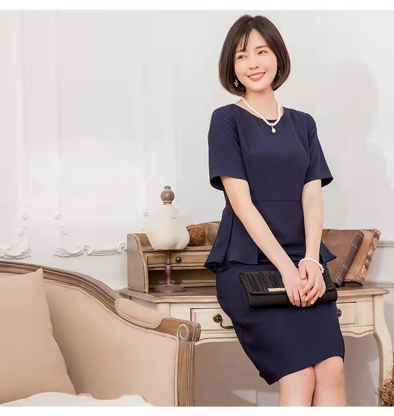 入学式入園式卒業式卒園式 スカートスーツ 膝丈 フォーマル パーティードレス セットアップ フォーマルドレス 二次会 袖あり 2点セット 体型カバー お呼ばれ