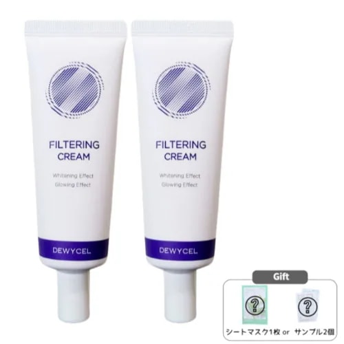 [1+1] フィルタリングクリーム 40mL (SPF 50+) / 保湿 肌カバー 肌トーン しっとり 敏感肌 華やかな 韓国コスメ UVケア 顔用 体用 無白浮き