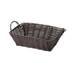 (まとめ) バスケット/収納カゴ (ブラウン L) 幅31×奥行21×高さ13cm 持ち手つき 軽量 丈夫 小物収納 (×48個セット) 7,492円