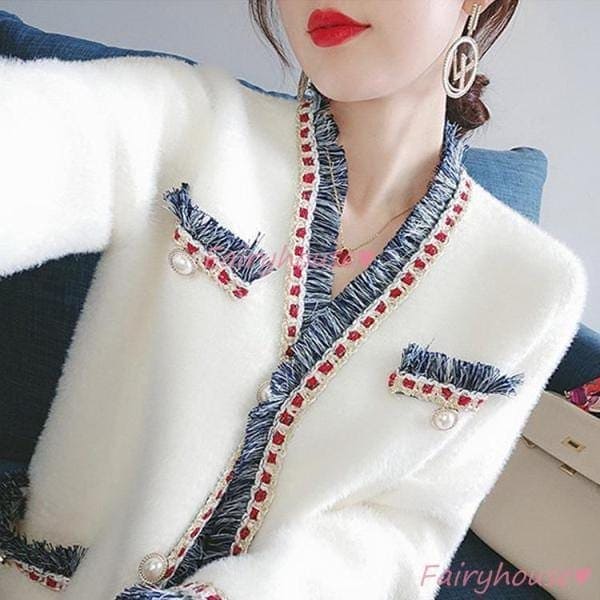 【急速出荷 2026年新作】ニットカーディガン レディース 秋冬 40代 長袖ノーカラージャケット Vネックニットコート カーディガン ショット丈アウター 秋服 ゆったり おしゃれ 大人 50代