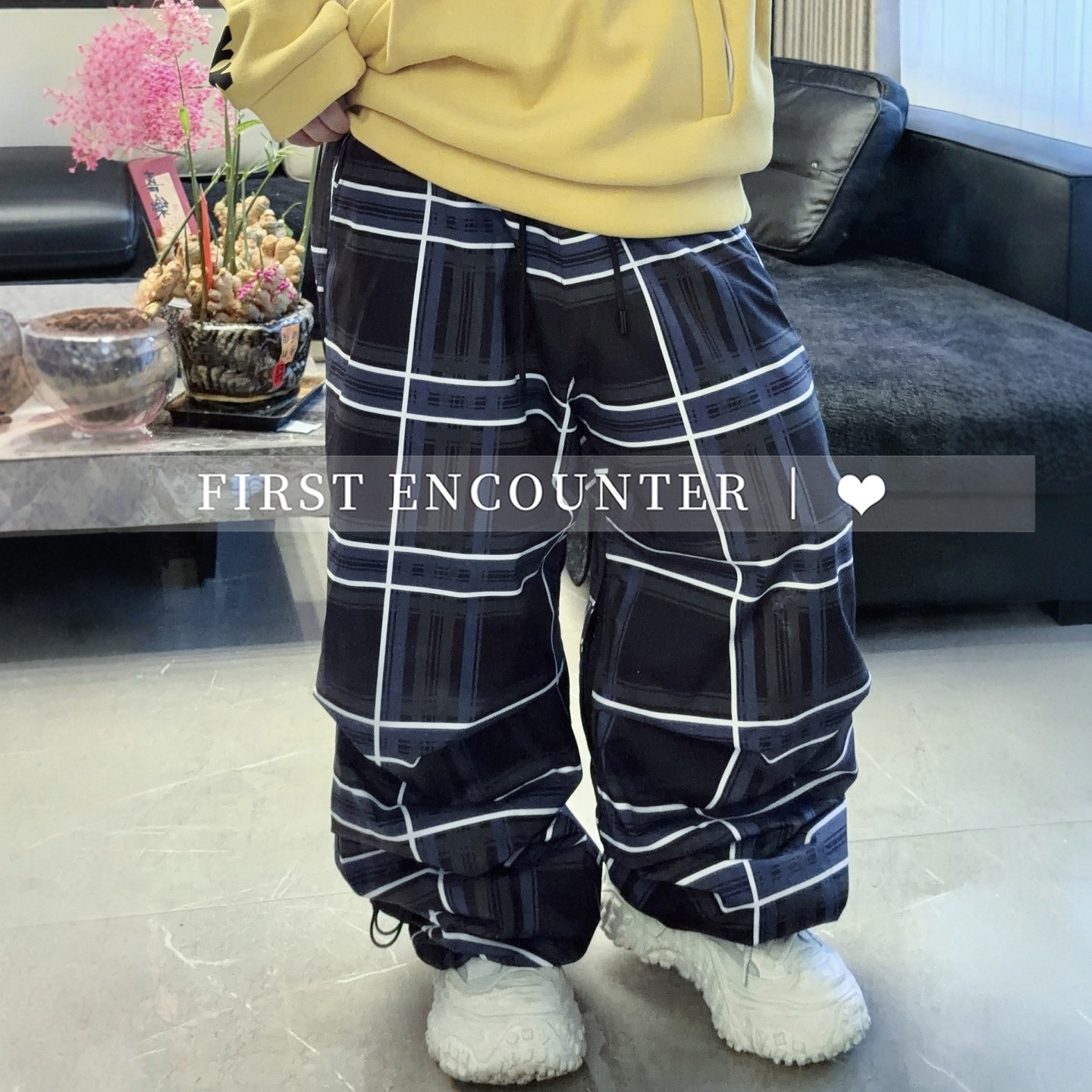 スノパンツ 2025 2026 ネイビー チェック柄 パンツ レディース メンズ スノーボードウェア 防水15000mm スキーウェア スノボウェア ロングパンツ