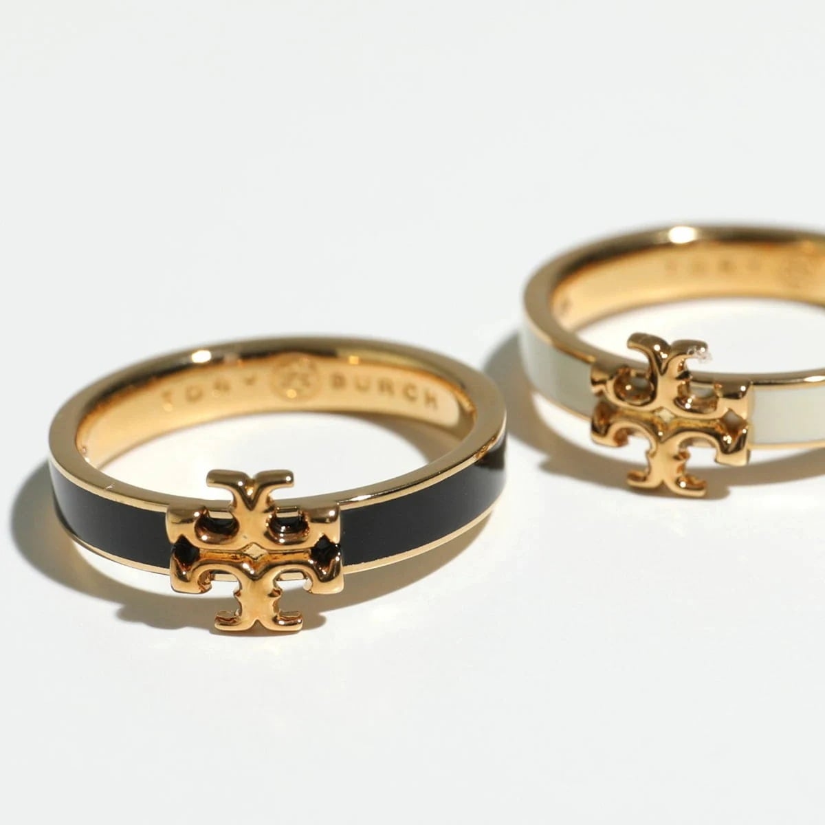 TORY BURCH トリーバーチ リング KIRA ENAMEL キラ エナメル 143760 レディース ダブルT 指輪 アクセサリー カラー2色