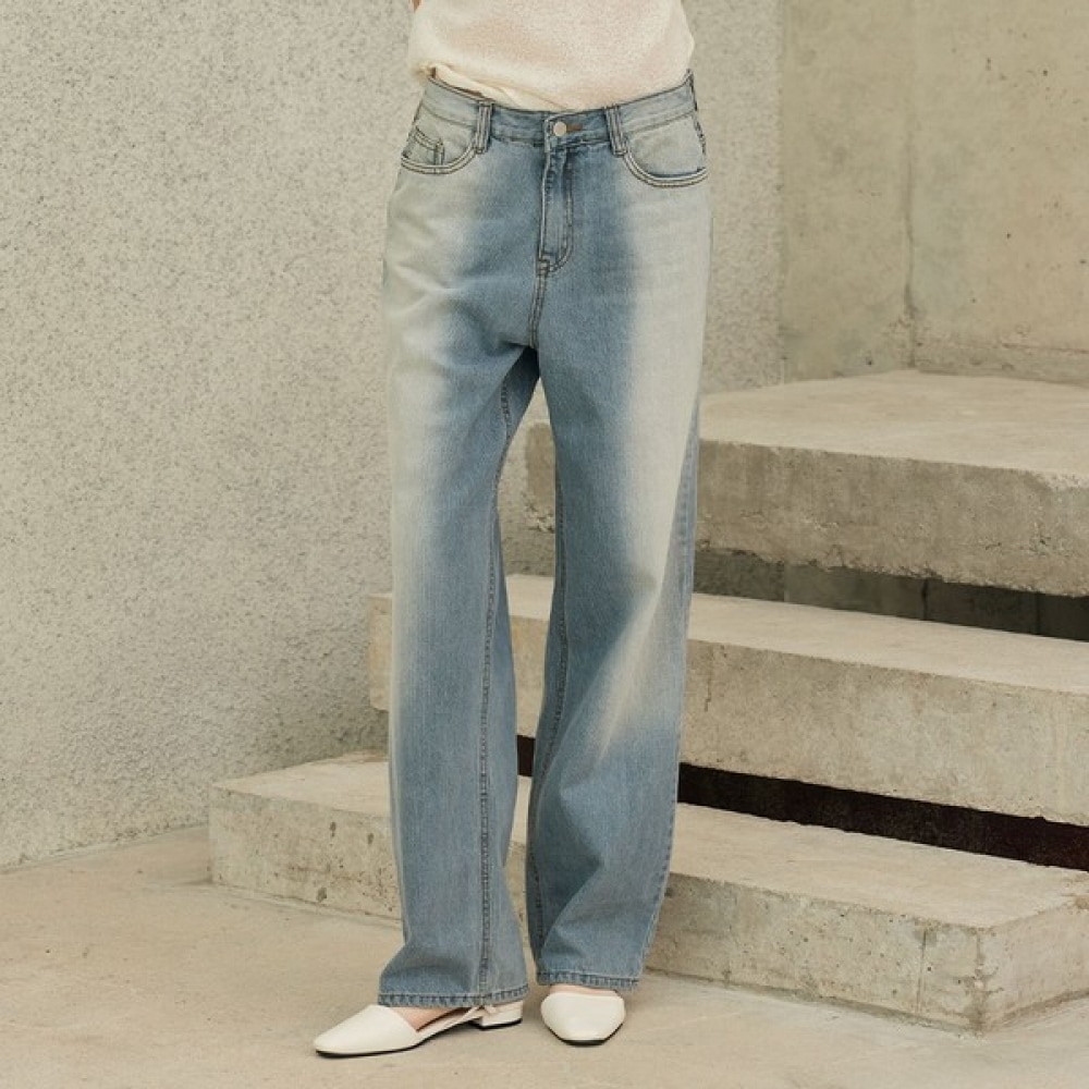 (リアーナニューヨーク) インディゴデニムスリムワイドスラックスRSYDPT020