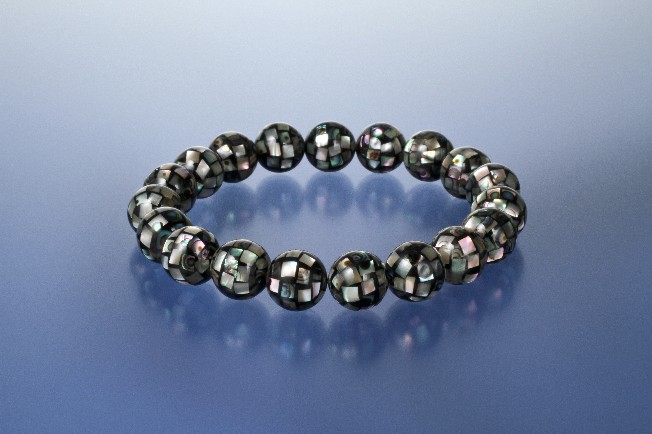 あわび貝の幸運ブレスレットパワーストーン ブレスレット