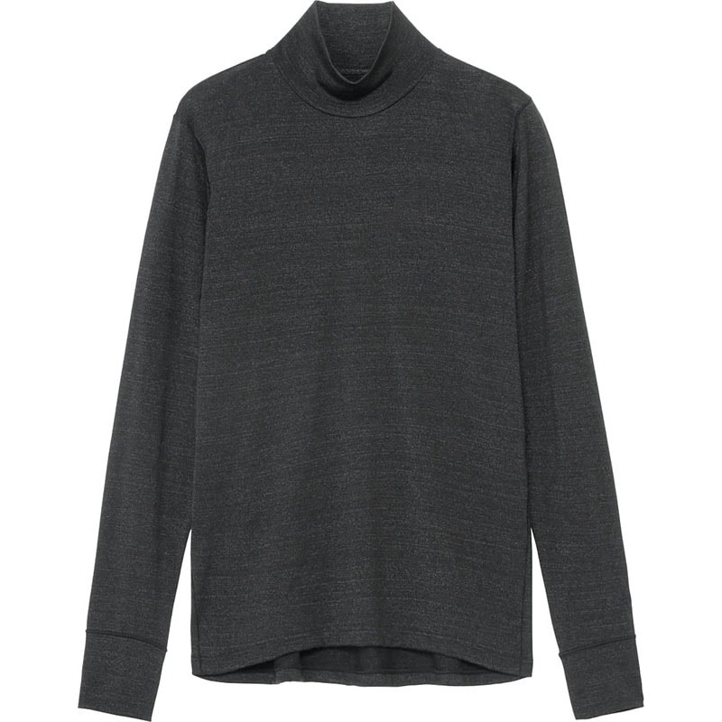C3fit シースリーフィット ウールタートルネックロングスリーブ ボディーケア 長袖Ｔシャツ gcw84436-bk