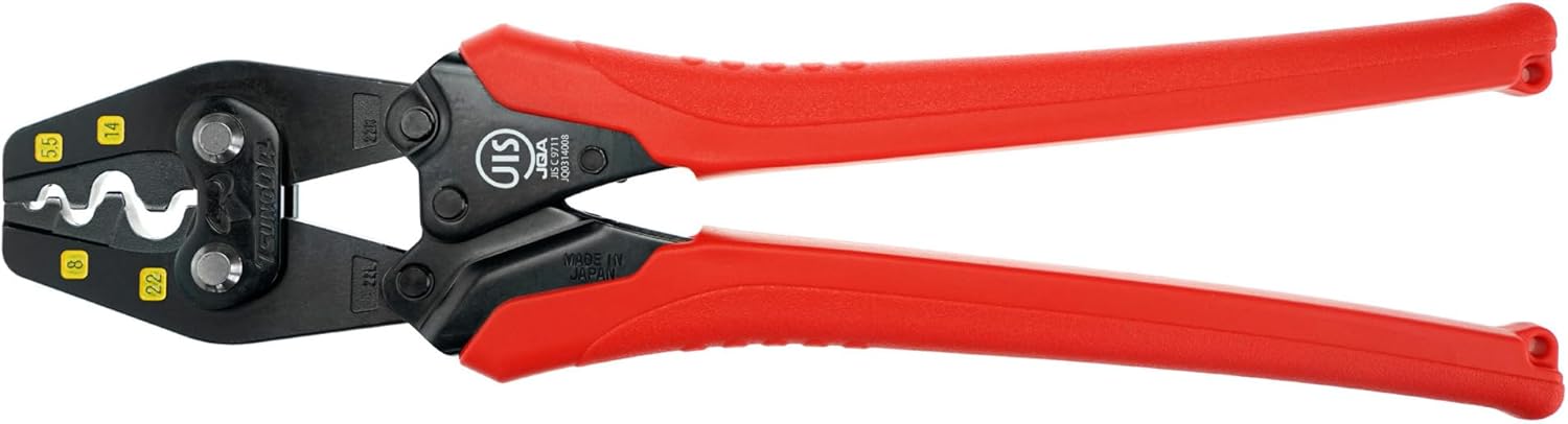 圧着工具 裸端子・スリーブ用 5.5/8/14/22 JIS規格品 日本製TP-22