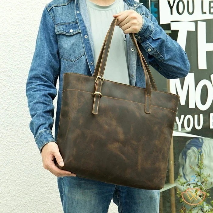 トートバッグ ビジネスバッグ メンズ レディース 本革 ビジネストート 革 牛革 レザー 軽量 大容量 A4 ビジネス 出張 通勤 旅行 バッグ 肩掛け 鞄 メンズバッグ 大人 紳士 男性 父の日 女