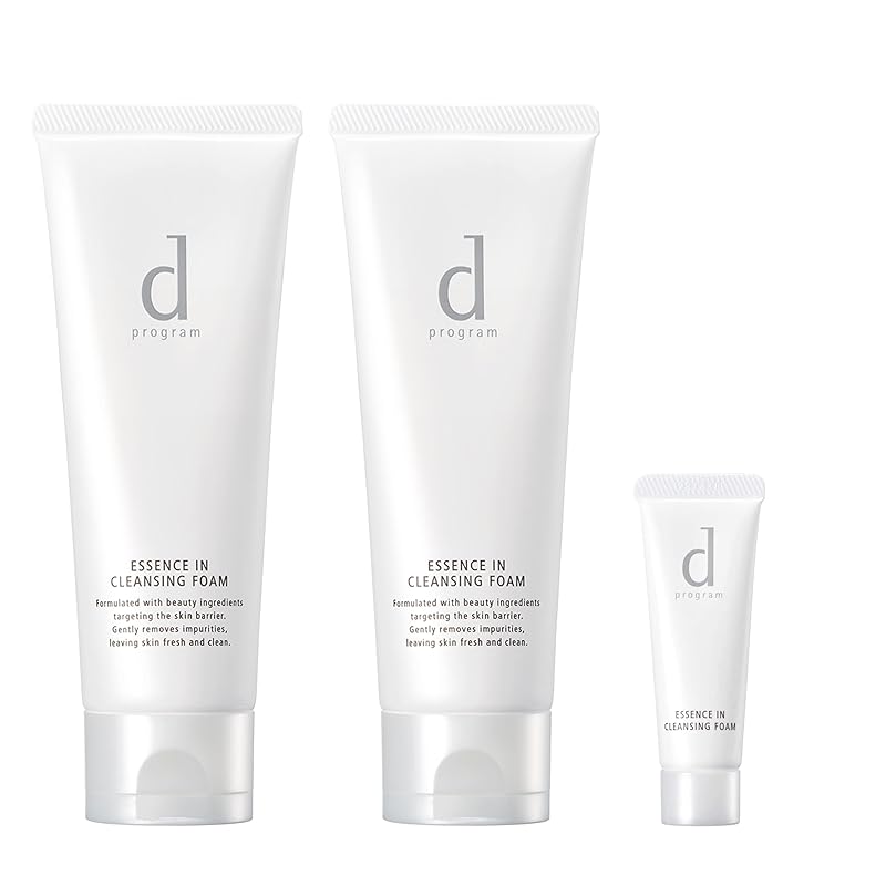 dプログラム エッセンスイン クレンジングフォーム 無香料 120g【医薬部外品】 敏感肌用×2個 クレンジングフォームミニサイズ付き【オンライン限定】