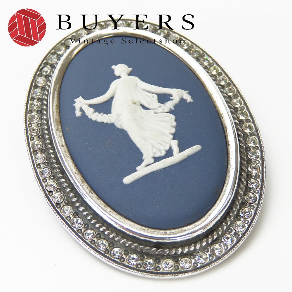 中古 ブローチ シルバー925 約17.8g ブルー シルバー 女性 アクセサリー レディース 女性