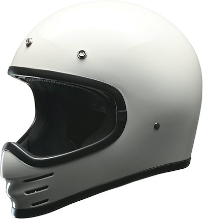 他サイト： リード工業 (LEAD) バイク用 フルフェイス スクランブラーヘルメット RUDE (ルード) ホワイト フリーサイズ (57-60cm未満)の商品画像