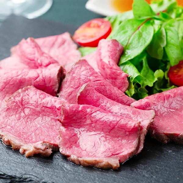 ギフト ローストビーフハム詰め合わせ セット 詰め合わせ 送料無料 鹿児島黒牛のローストビーフ ソース付 冷凍便 7240005『SKT』 お取り寄せグルメ 御歳暮 お年賀 誕生日 お祝い 内祝い