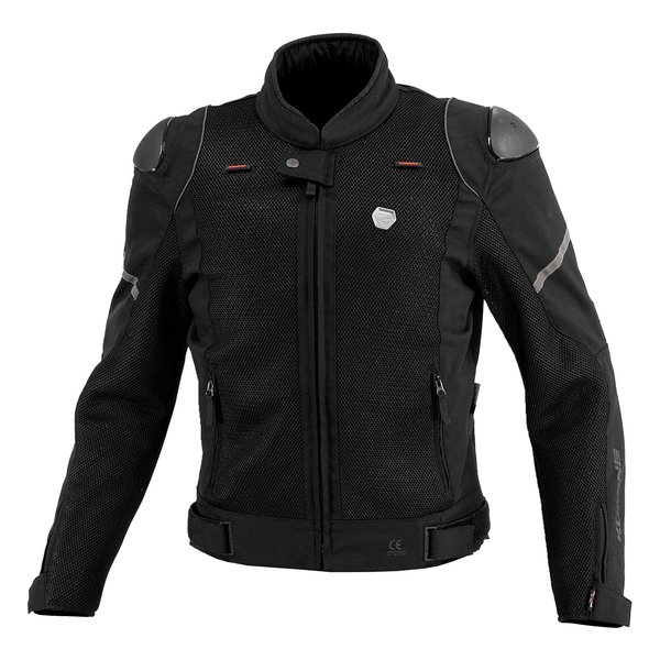 バイク用 春夏 シュプリームプロテクトメッシュジャケット ブラック/Sサイズ JK-1644/BLACK/S
