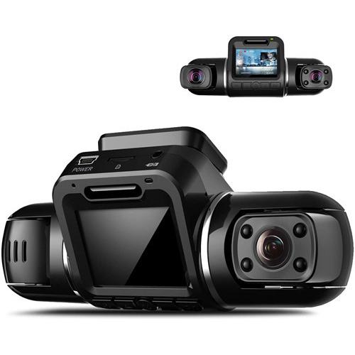 2カメラ ドライブレコーダー X2 Pro 前後カメラ GPS内蔵 駐車監視 動体検知 Gセンサー 衝撃感知 赤外線カメラ 夜間対応 1080P フルHD 車内カメラ付きyok-x2-pro