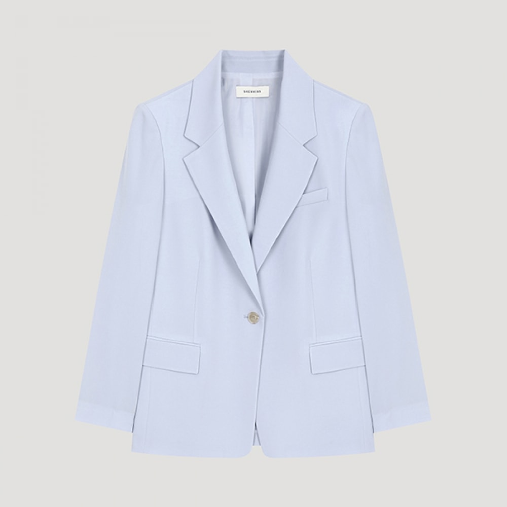 (Shes Miss) レタリングシングルワンボタンジャケット_swwjko22010_ll