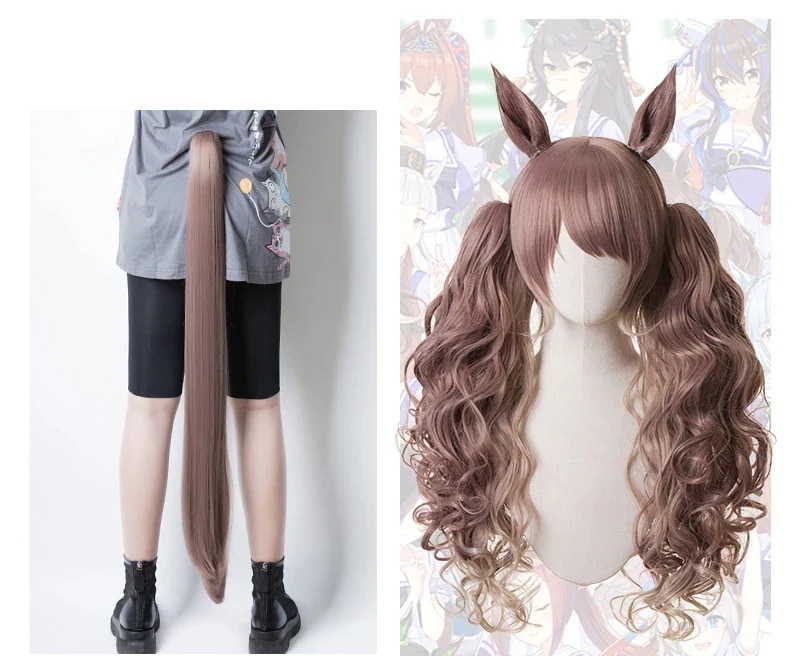 ウマ娘プリティーダービートーセンジョーダンコスプレウイッグかつら