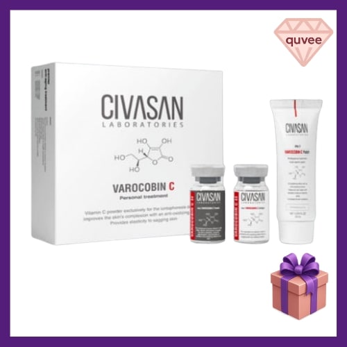 バロコビンC パーソナルキット (コラーゲン アンプル 5mlx3 + Cパウダー 3gx1 + パッチクリーム 20mlx1) + シートマスクをプレゼント