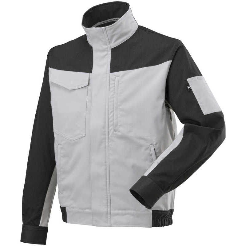 ミズノ　ワークジャケット(難燃・通年向け) ［ユニセックス］ 2XL 73：チャコールグレー×ベイパーシルバー　F2JEA19173