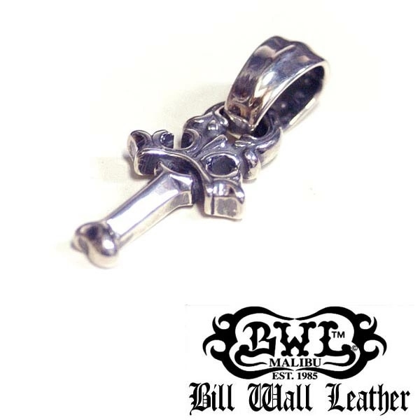 在庫あり即納 ビルウォールレザー メンズ シルバー ネックレス ペンダントトップ チャーム BWL Bill Wall Leather Number Crown No.1 PN882-1 レディ