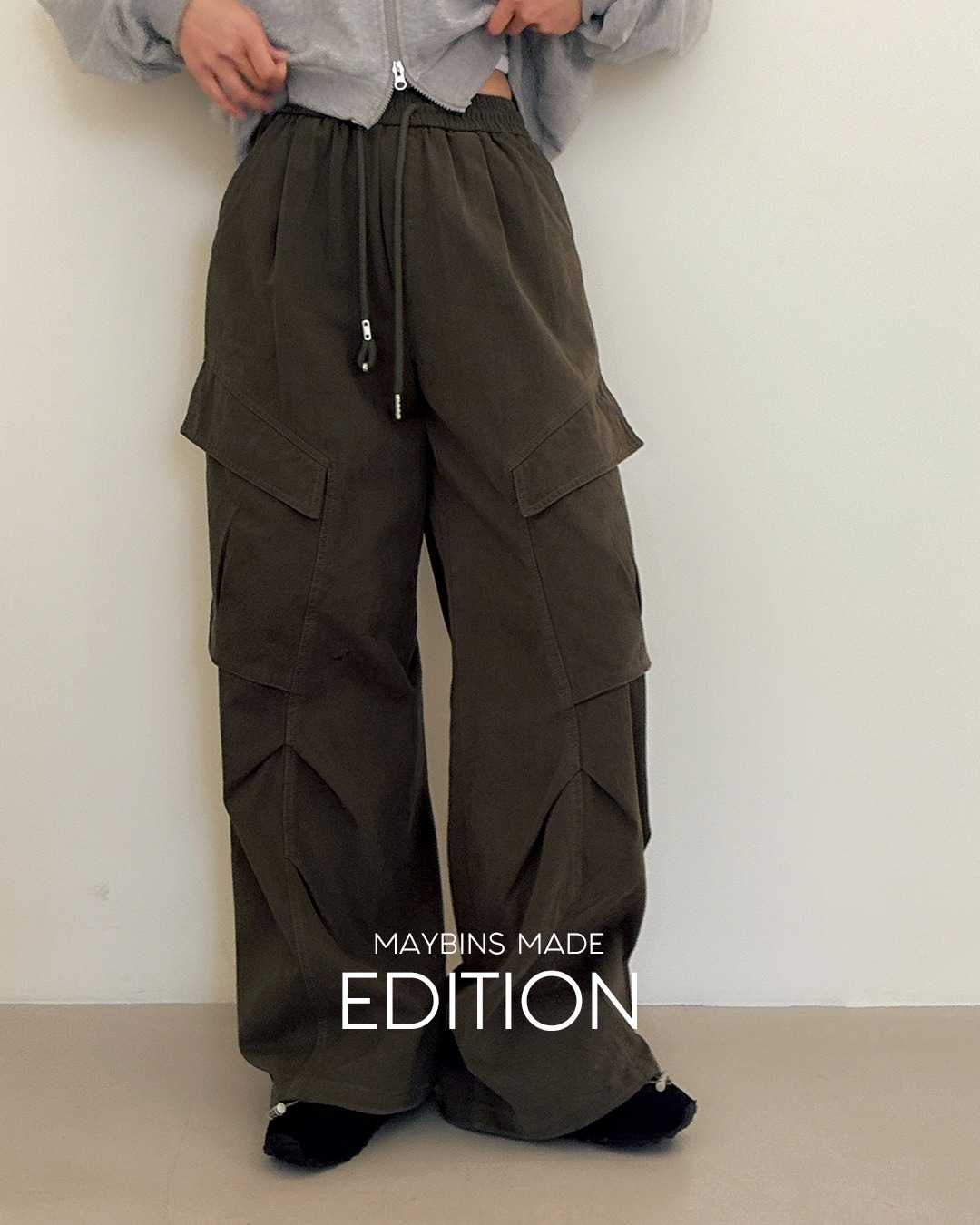 [MADE] トネンバンディングカーゴパンツ韓国ファッション レディース