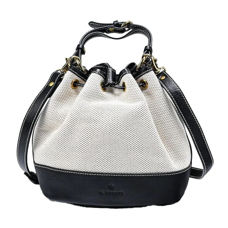 巾着バッグ ショルダーバッグ 2way レディース ポシェット ハンドバッグ ナチュラル ブラック BBU031TCV005NA203B