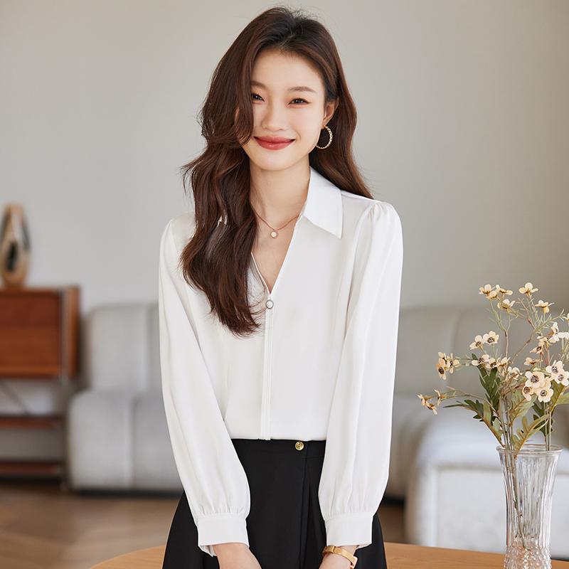 レディース トップス シャツ ブラウス オフィス 通勤 カジュアル 長袖 春秋 大人 女性 清楚 衣料品 面接 仕事 フォーマル 作業服 婦人服 4,788円