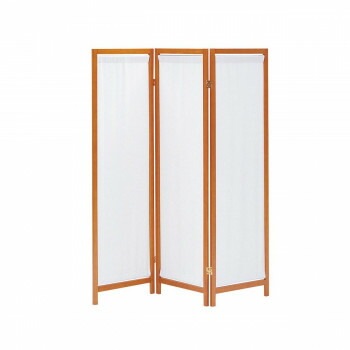 弘益 KOEKI UTILITY 木製スクリーン 帆布 3連 ブラウン HT3BR