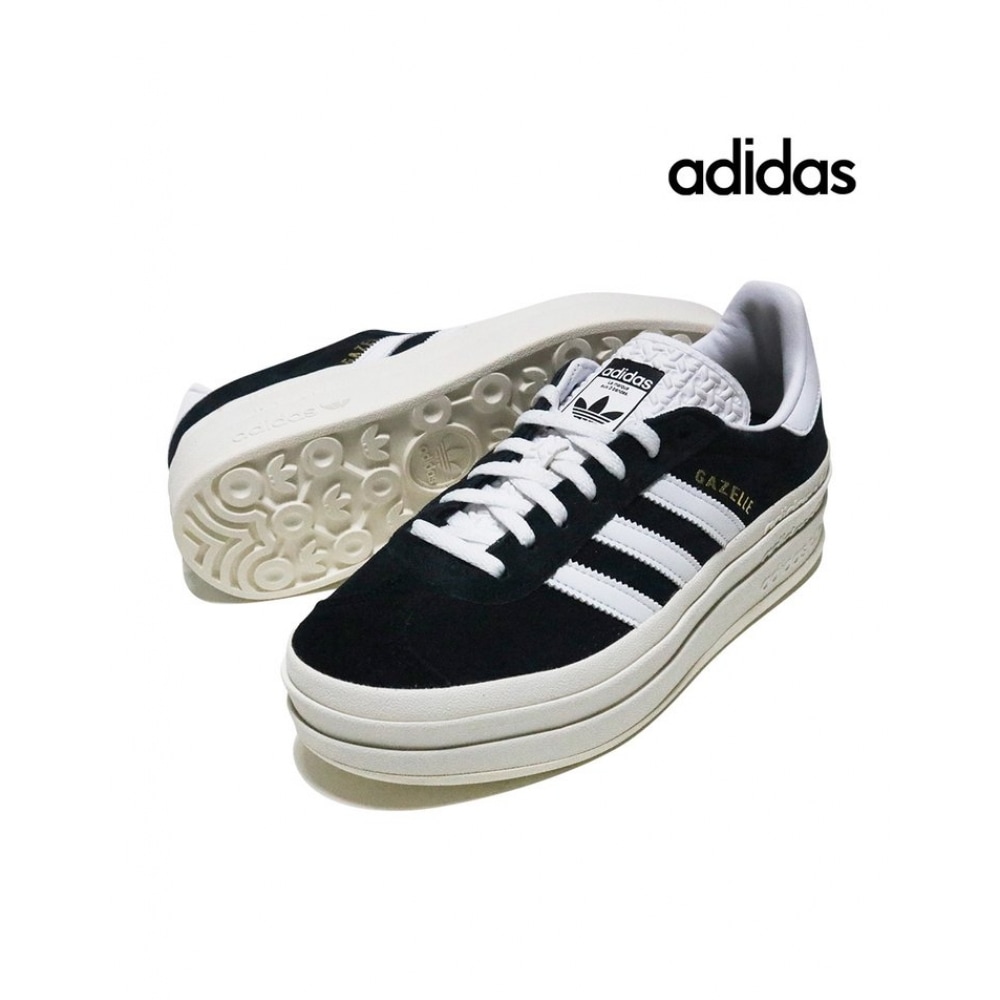 アディダスガゼルボールドWスニーカーブラック HQ6912