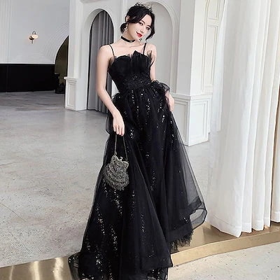 黒 イブニングドレス 宴会 24気質 高度芸術候補生 人女性 母の日 5,459円