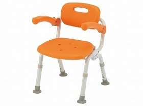 パナソニックエイジフリー シャワーチェア [ユクリア] コンパクト SPおりたたみN オレンジ PN-L41321D