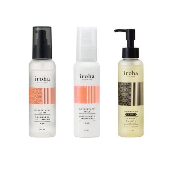 iroha(イロハ)ローション100ml＋ミルク85ml＋Iウォッシュ モイスト135ml