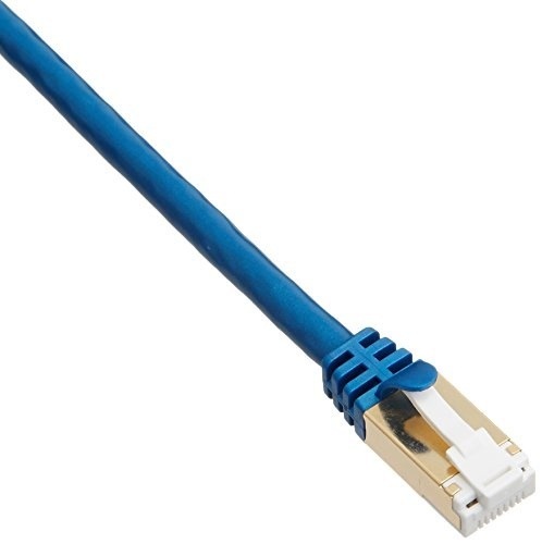 LANケーブル 爪折れ防止 CAT7対応 10m ブルーメタリック [PlayStation 4 対応] LD-TWST/BM100