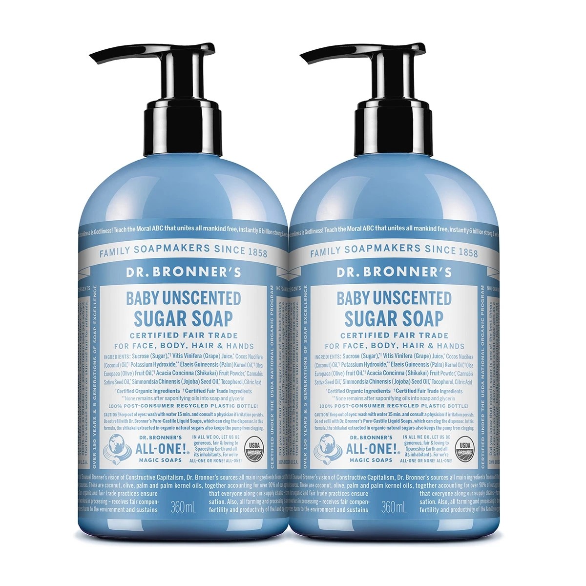 ドクターブローナス シュガーソープ 360ml x 2