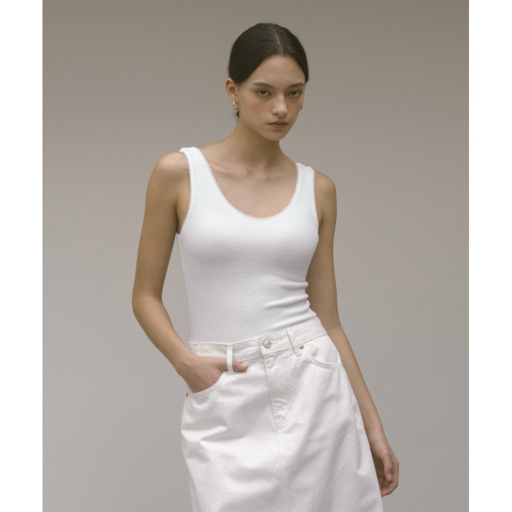 シヤズ SITP5145 レースノースリーブ_アイボリー