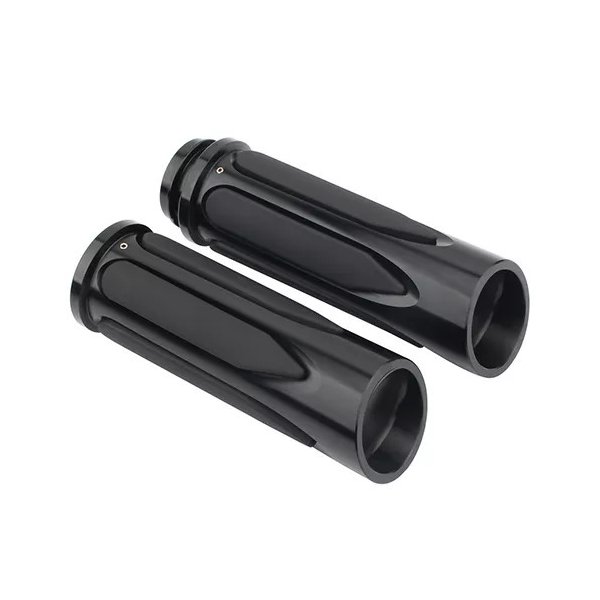 25mm ソフトタッチコンフォートハンドグリップ電子スロットルハンドルグリップハーレーツーリングロードキングsoftail fxseイナfxdl