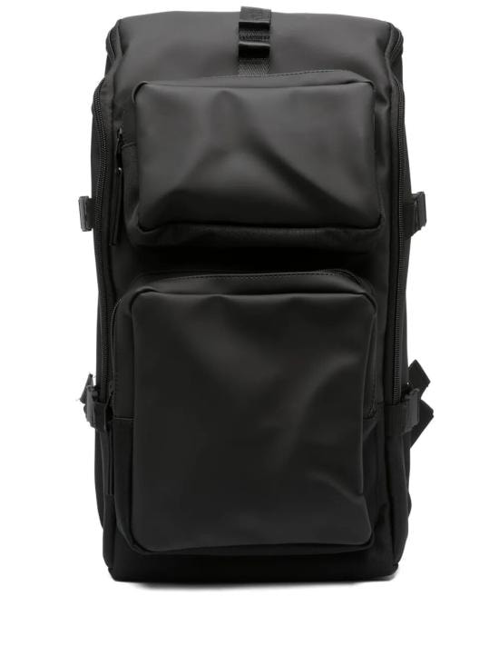 RAINS Men Backpacks RA14330 BLACK