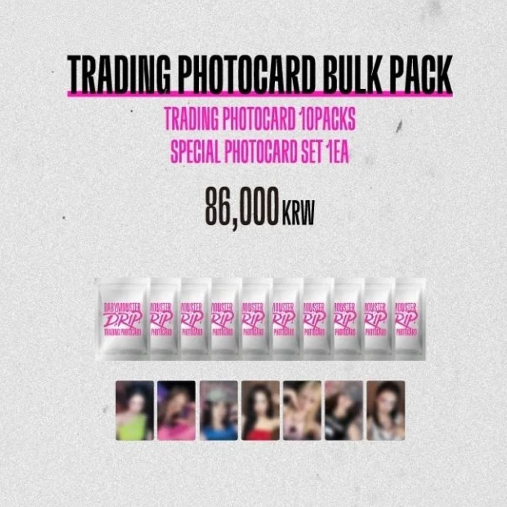 [公式] BABYMONSTER 1ST FULL ALBUM [DRIP] MD : TRADING PHOTOCARD BULK PACK