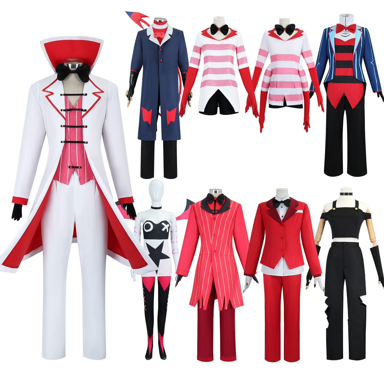 Hell Inn Cos Costume Alastor Angel Vaux Charlie Lucifer Cosplayコスチューム