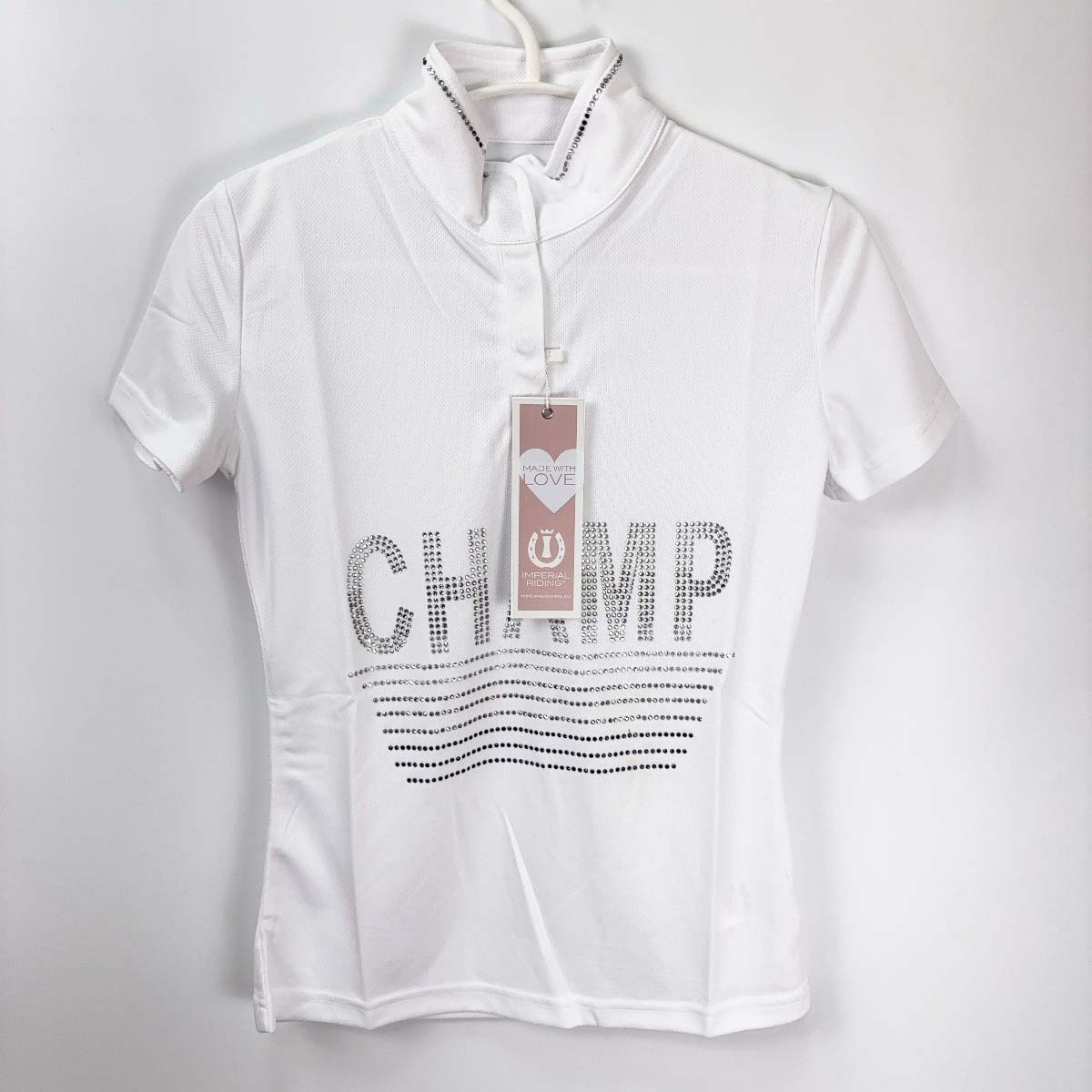 【中古・未使用品】IMPERIAL RIDING インペリアル レインボー ライディング トーナメントシャツ S ホワイト KL35114006 レディース 乗馬 馬術 5,490円