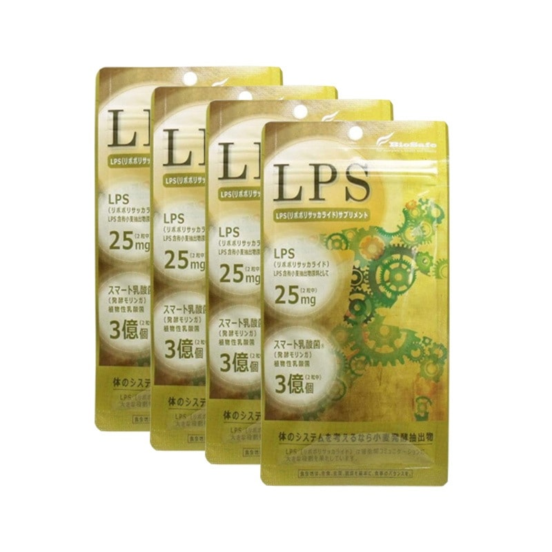 LPSサプリ 60粒 4袋セット サプリメント 栄養補助食品 ダイエット 健康