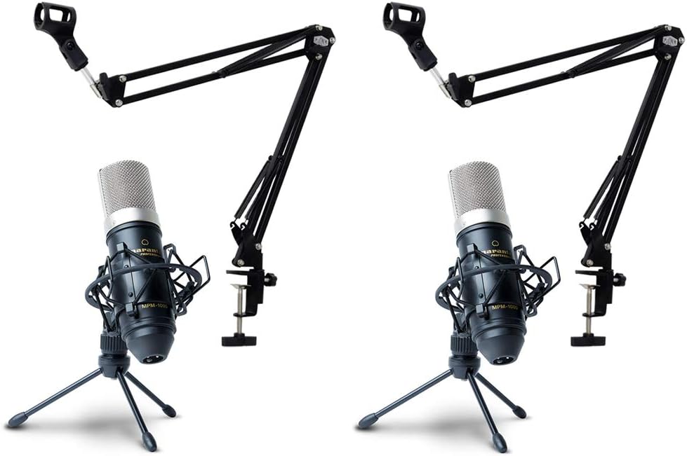 marantz Professional マランツプロフェッショナル/MPM-1000J ＆ アームスタンド 2セット コンデンサーマイク WEB会議 オンライン会議