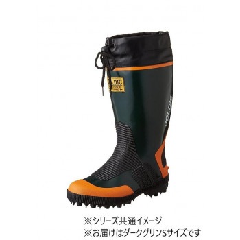 福山ゴム工業 長靴 スパイクジョイ 2Sダークグリン AA89100