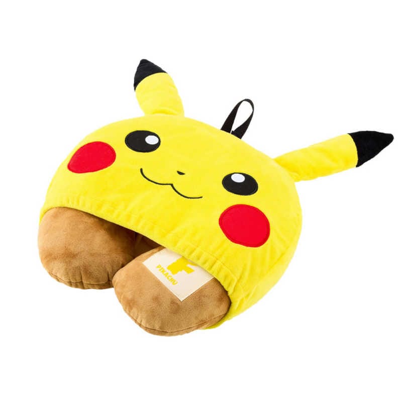 ポケモン　フード付きネックピロー GW-P314 ピカチュウフード　POKEMONNECKPILLOW