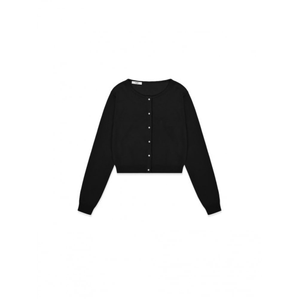 GLOWNY G クラシックスタンダードフィットカーディガン (ブラック)