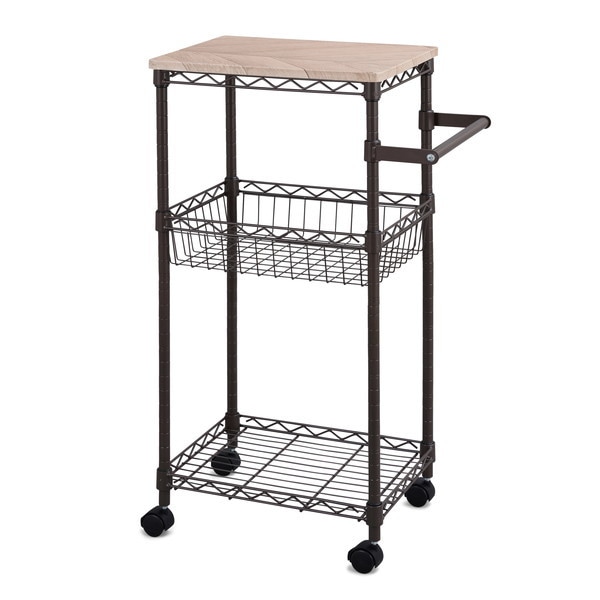 CMM-WG4084 ブラウン [カラーメタルラック ワゴン] メーカー直送