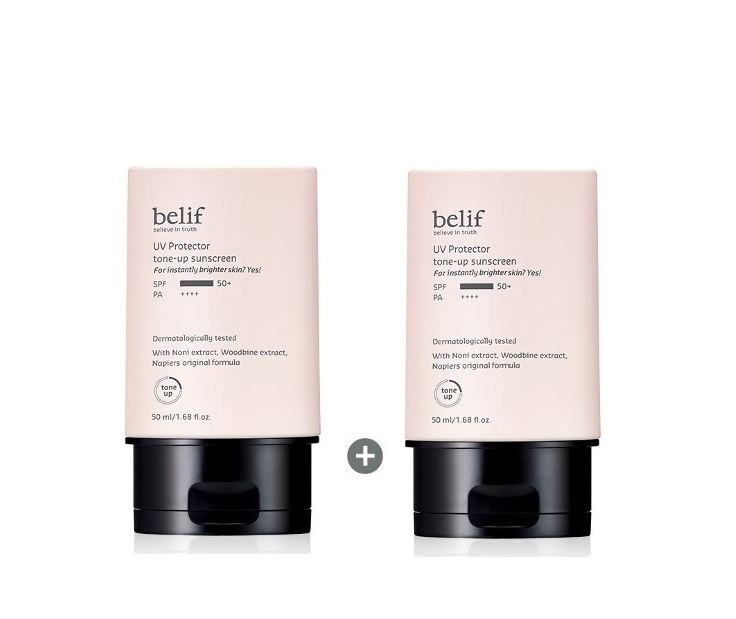 [1+1] ビリーフ UVプロテクター トーンアップ サンスクリーン 50mL/ Belif