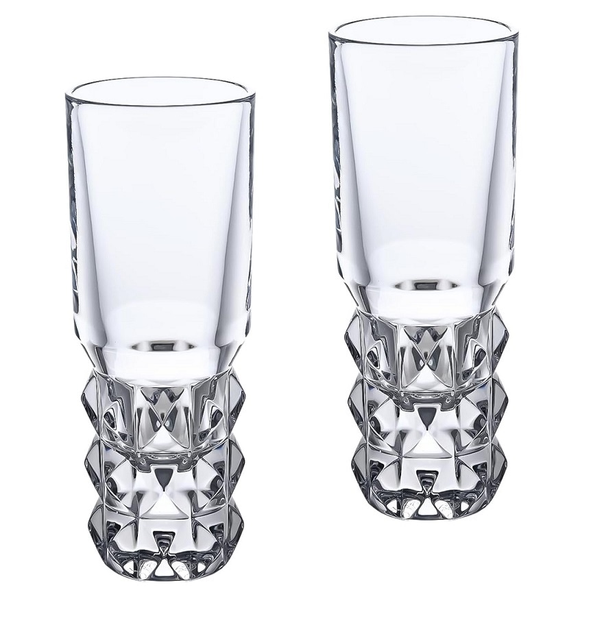 Baccarat 2816002 バカラ グラス ペア ルクソール ショットグラス クリスタルガラス 10.5cm 客数x2 付属品 純正BOX・コントロールカード